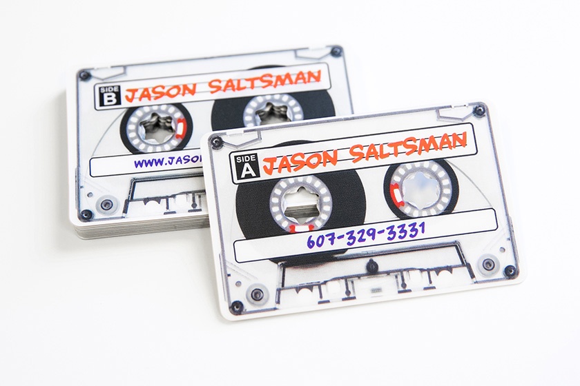 DJ Cassette Tape Shaped Plastic Card