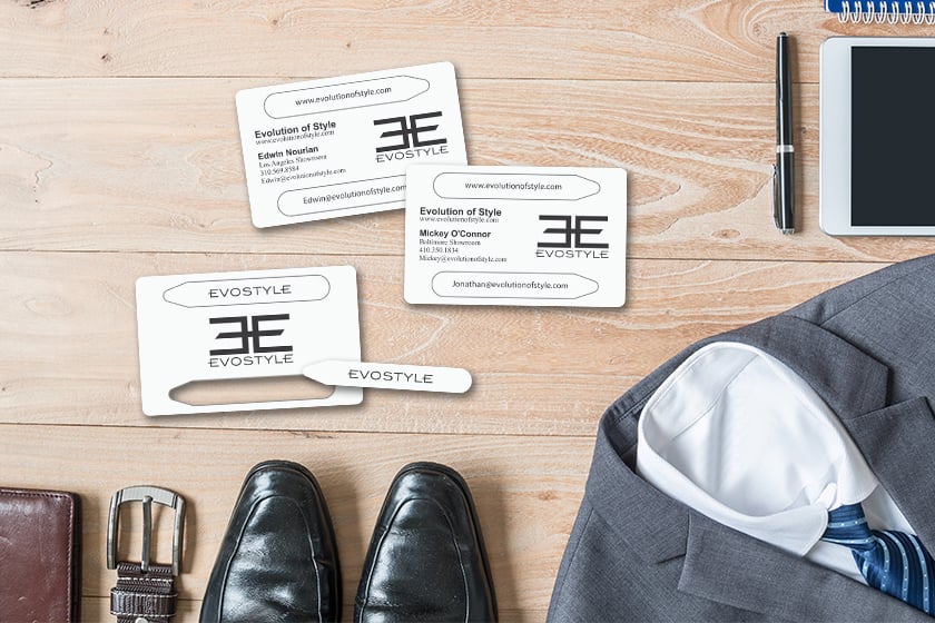 Credit Card Size Business Cards with Pop-Out