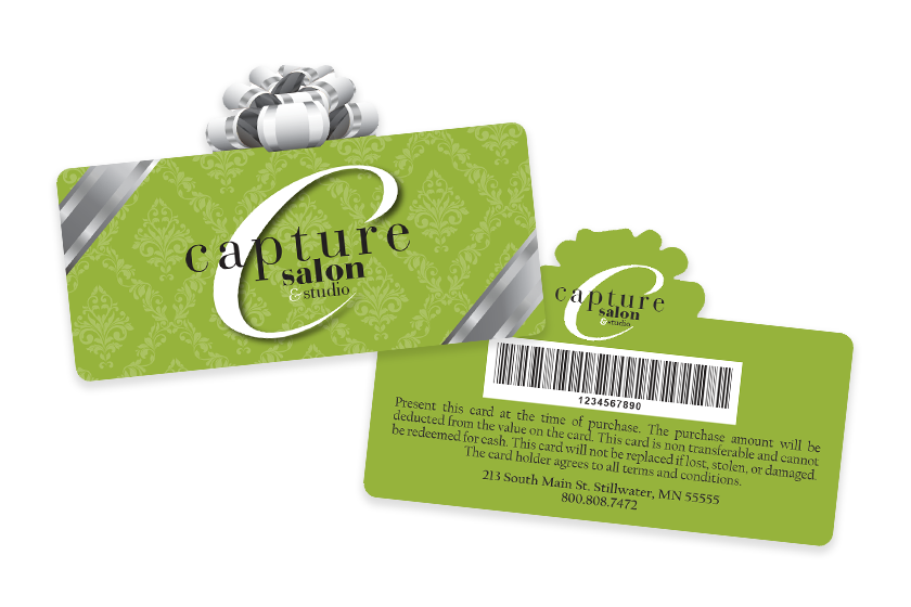 Custom Gift Cards for your Spa or Salon