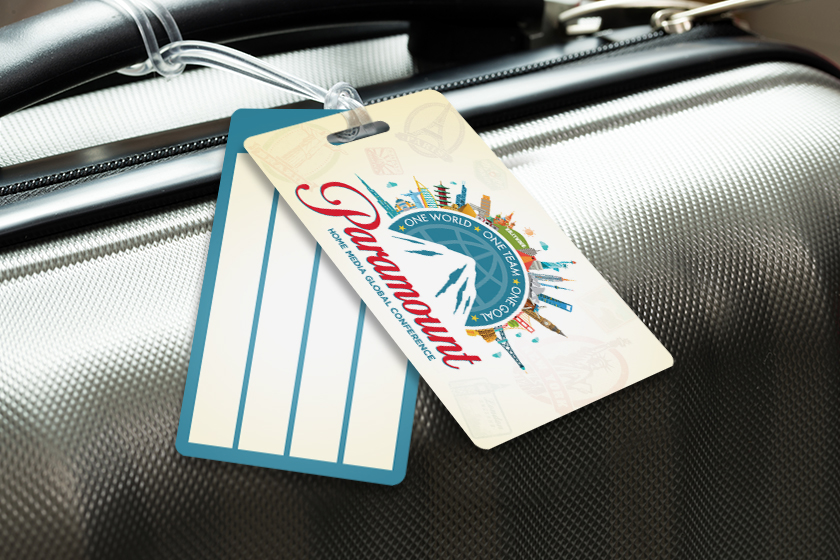 Branded 2025 luggage tags