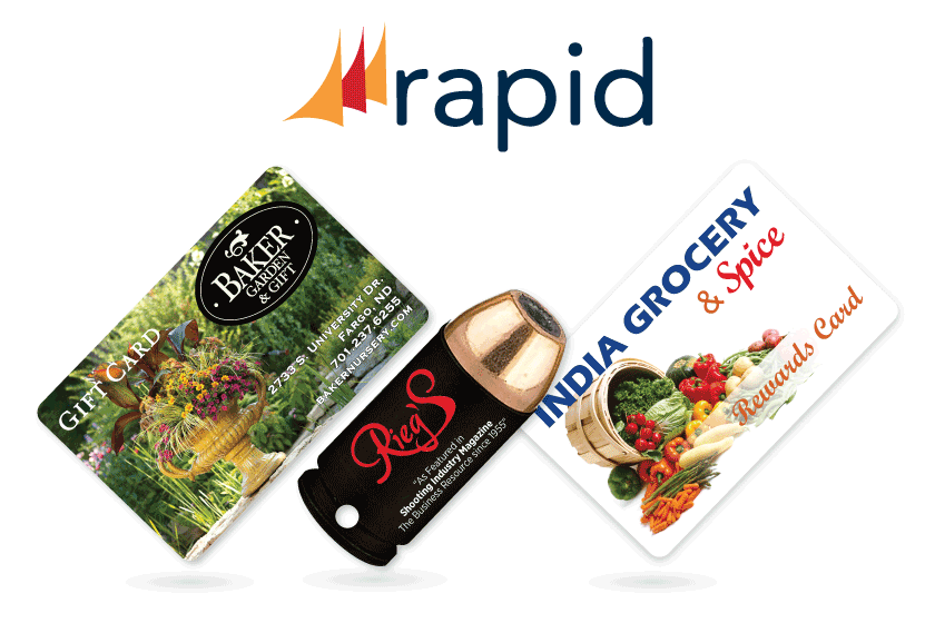 Custom Gift Cards and Rewards Cards to Work with Rapid POS