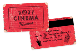 Roxy Cinema Theater Membership Card