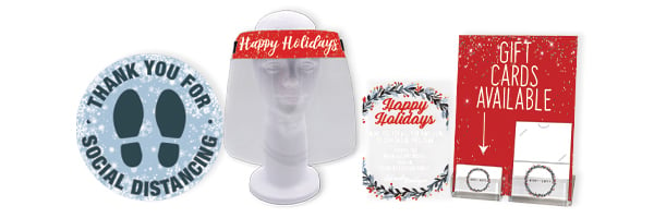 Holiday products custom printed by Plastic Printers