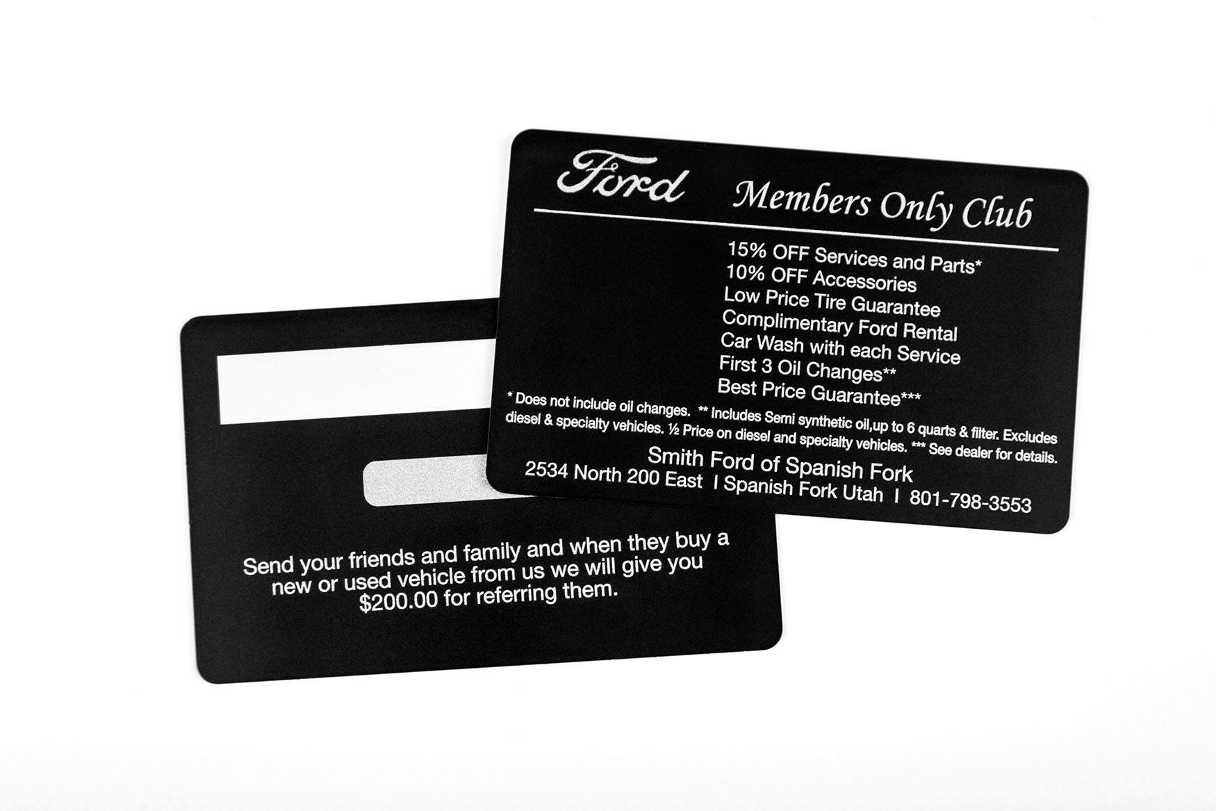 Ford Members Only Discount Card