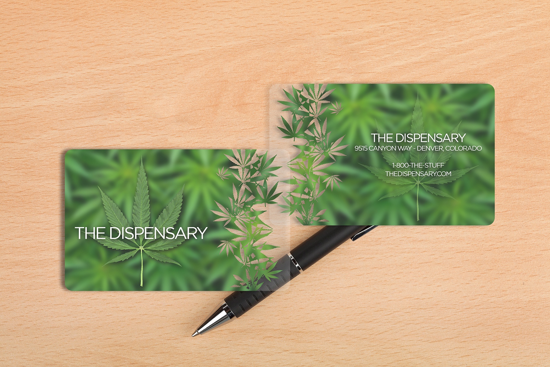 The Dispensary Business Cards