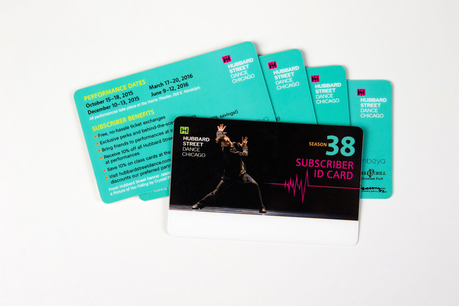 Hubbard Street Dance Chicago Membership Card