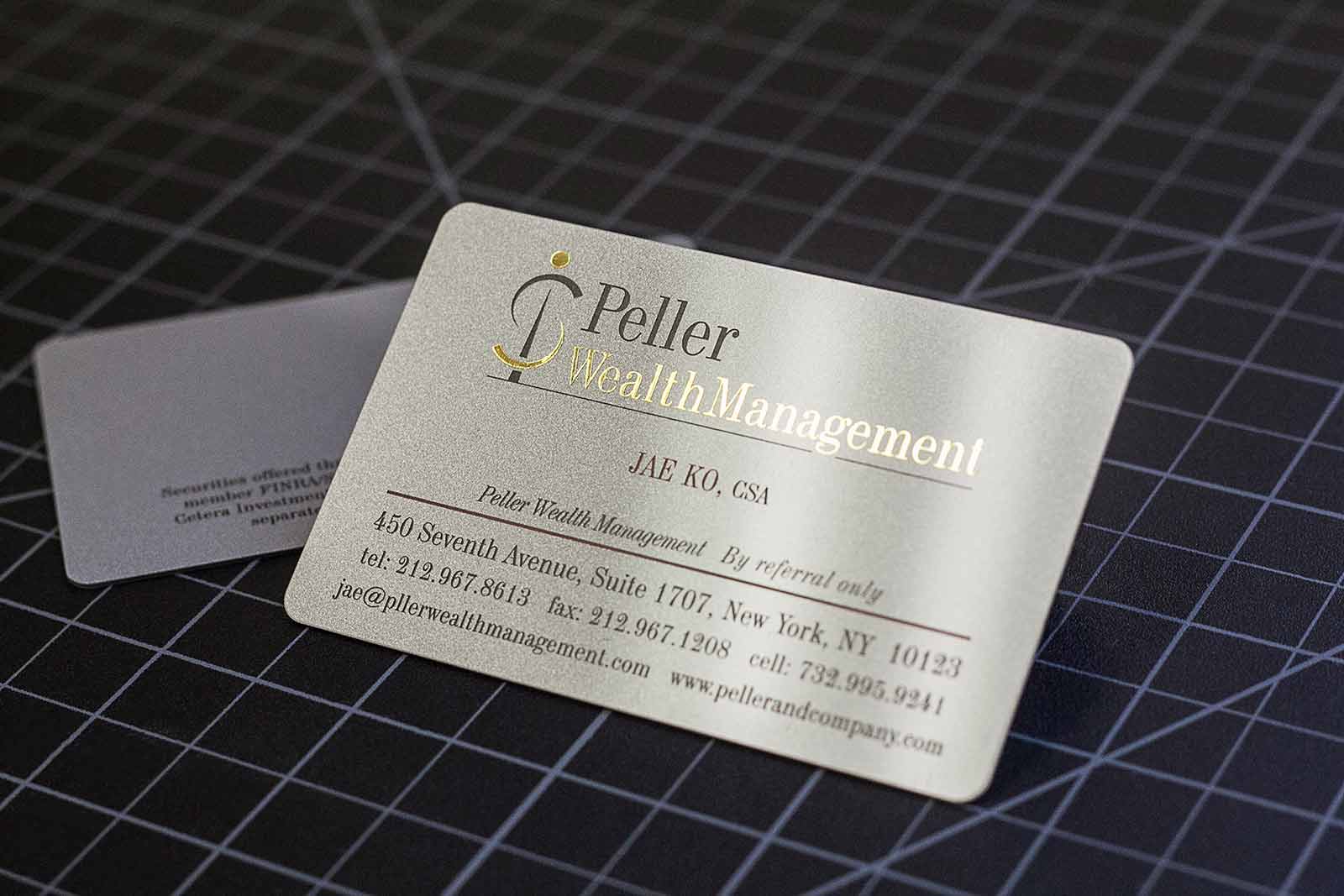 Peller Wealth Management Business Card