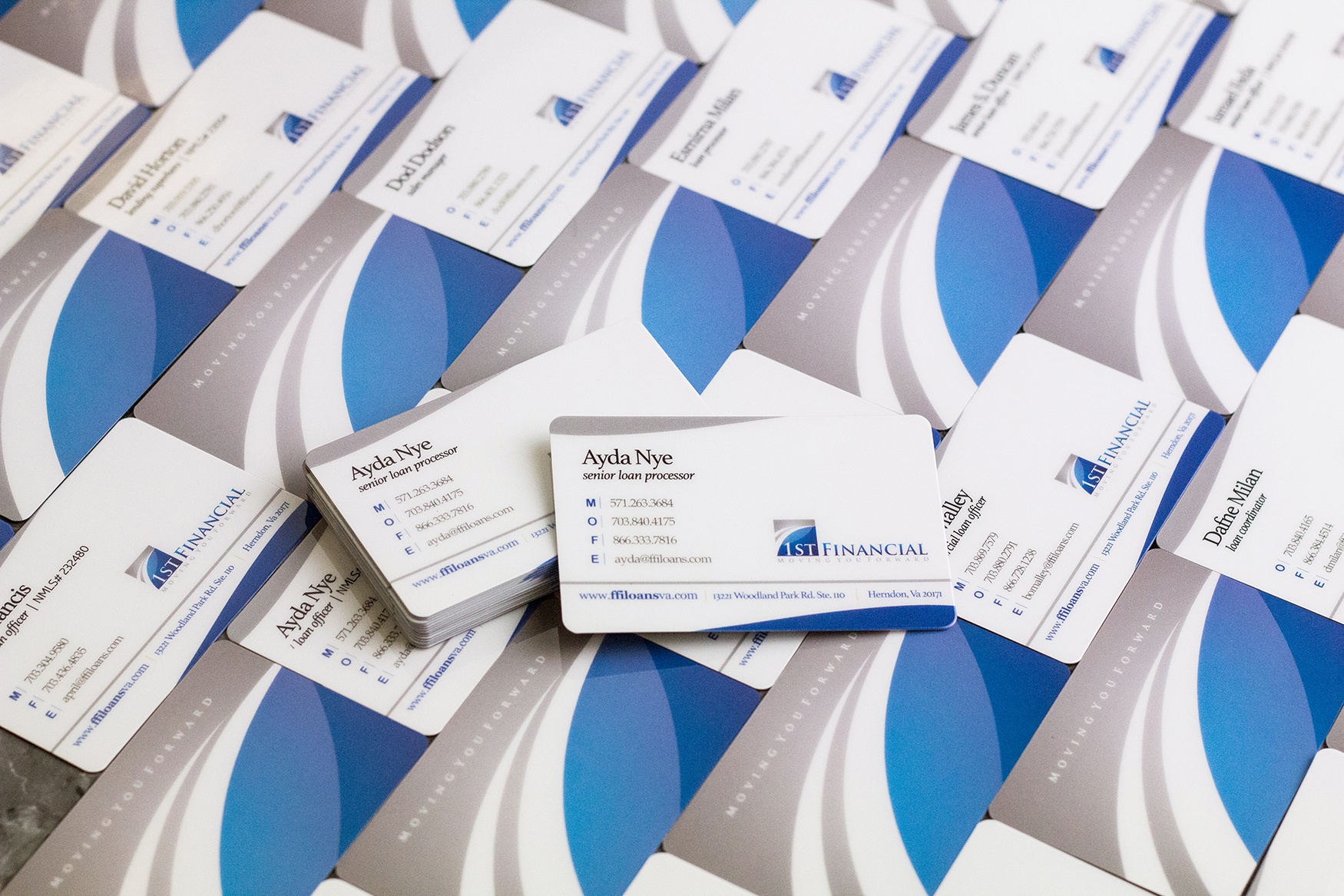 1st Financial Corporate Business Cards