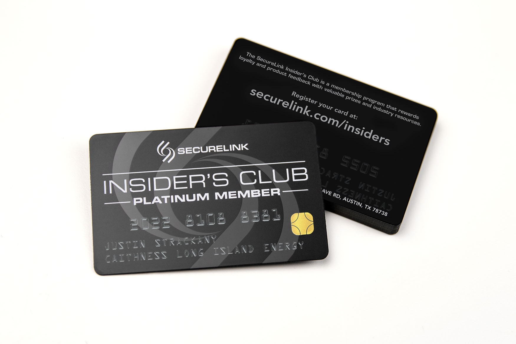 Secure Link Platinum Membership Card