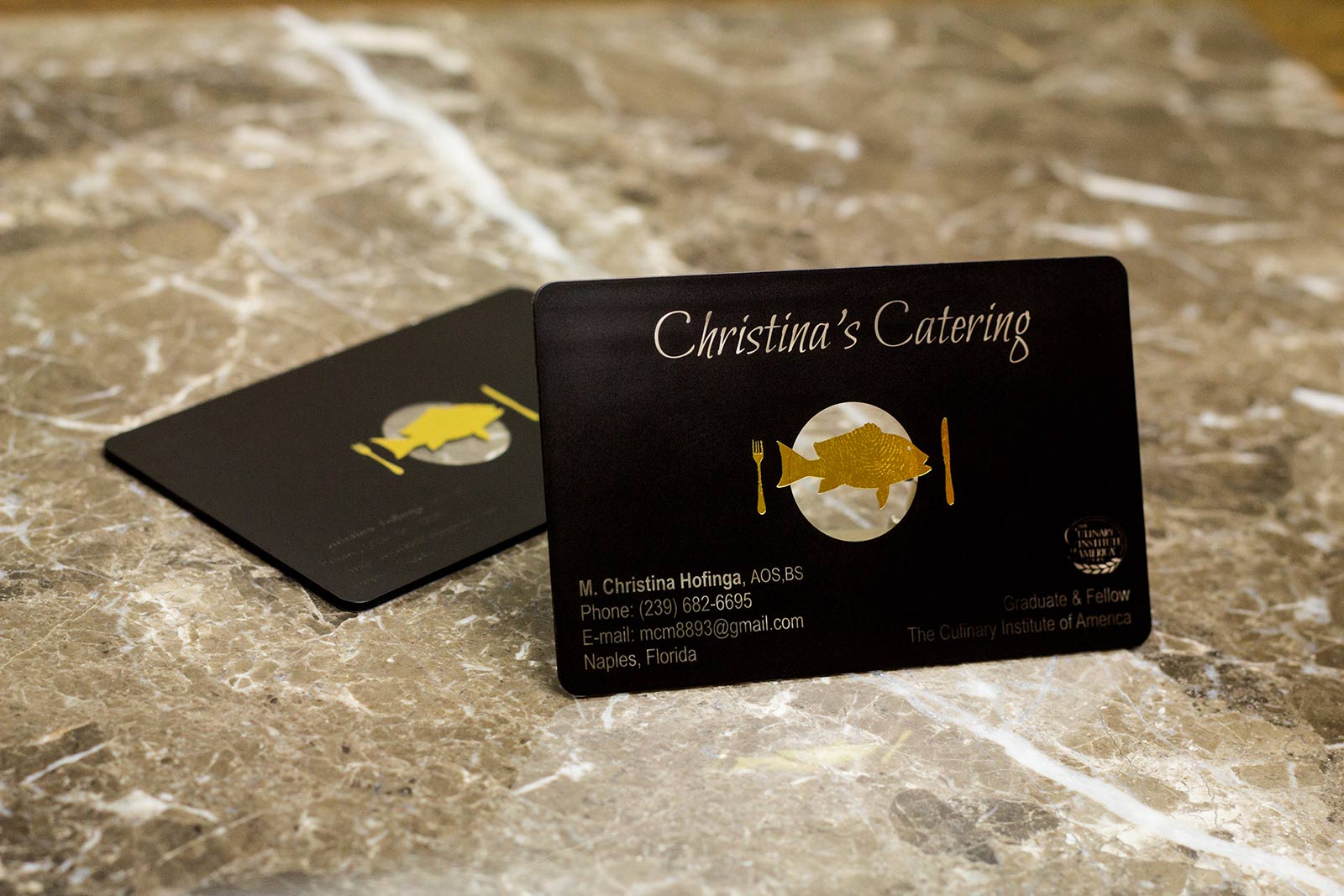 Christina's Catering Business Card