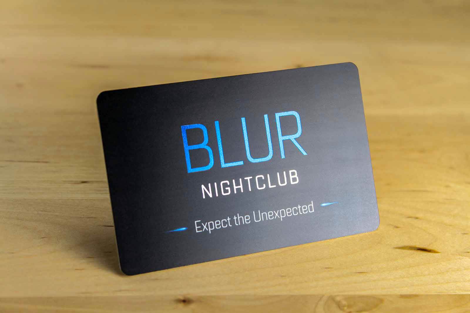 Blur Nightclub Business Card