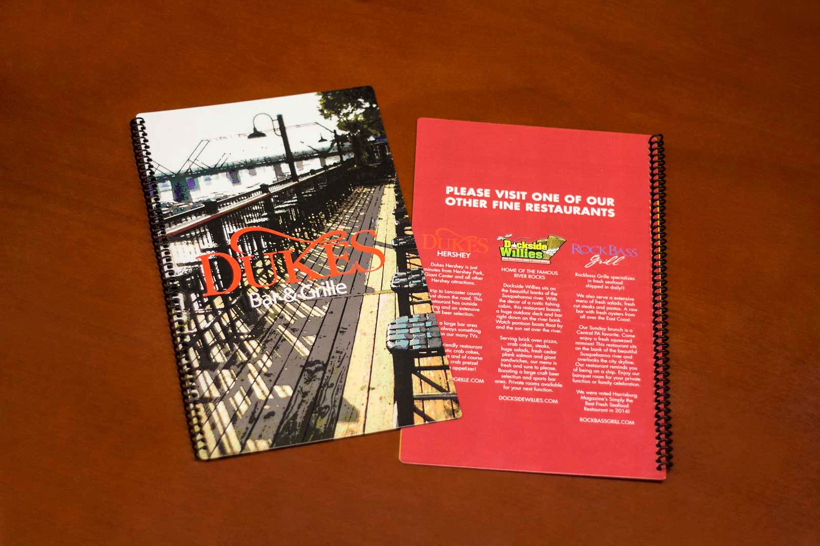 Dukes Bar & Grille Menu