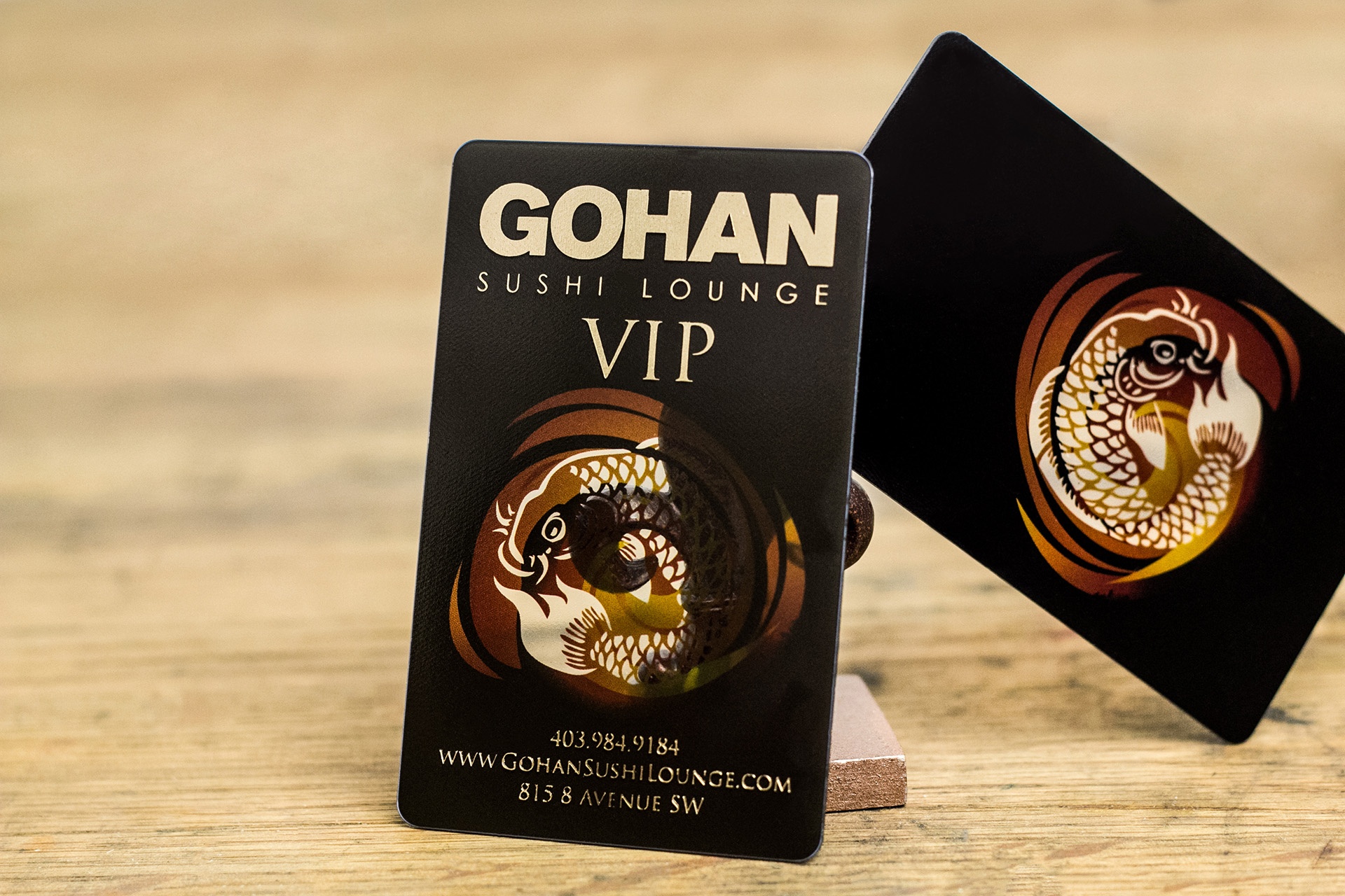 Gohan Sushi Lounge VIP Cards