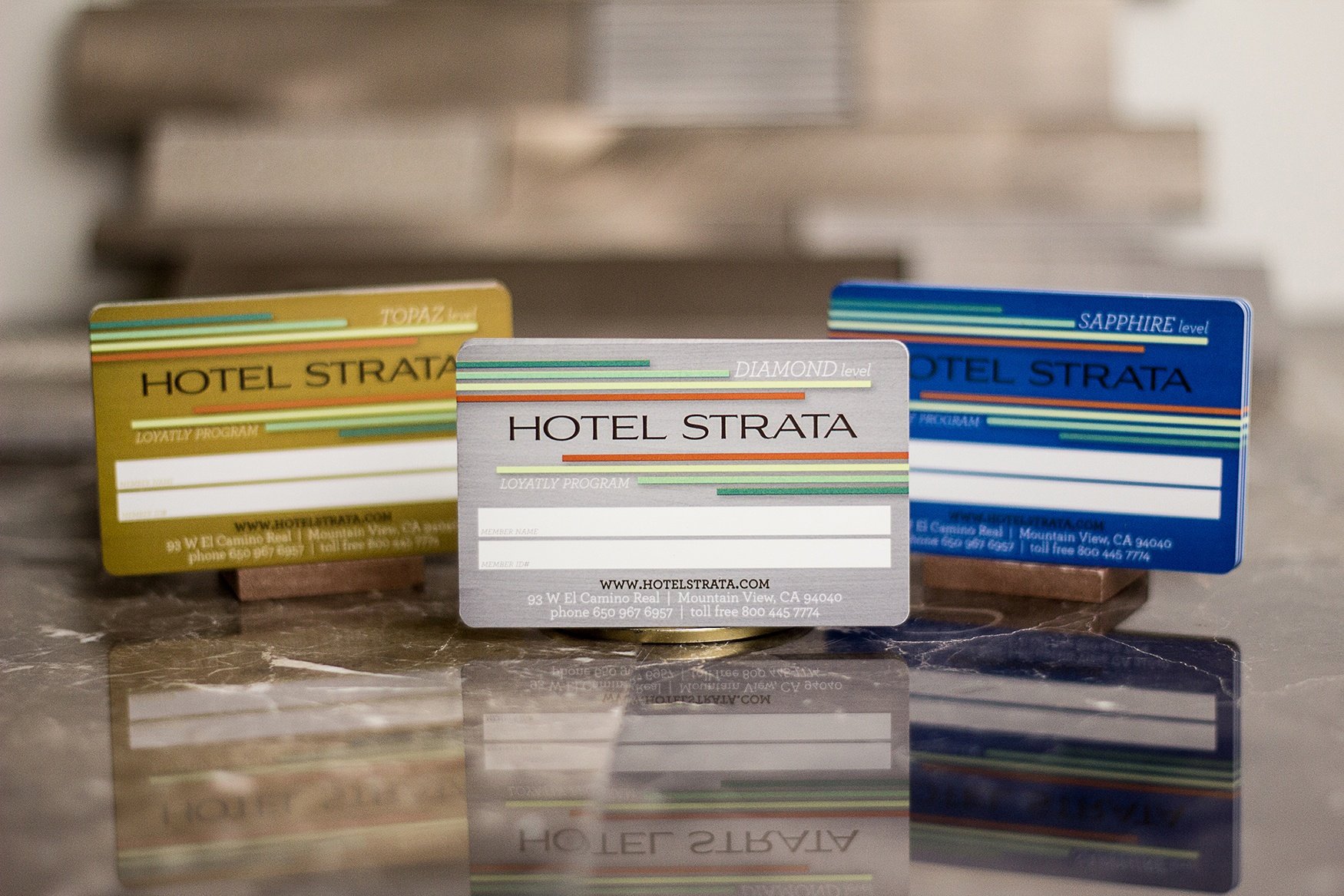 Hotel Strata Loyalty Cards