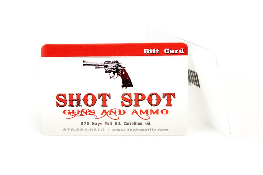 Shot Spot Guns and Ammo Gift Card