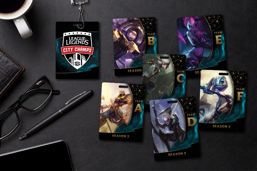 League Legends City Champs Con Access Badge