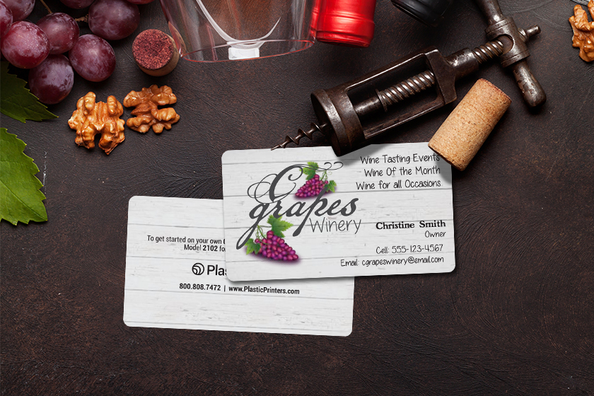 C Grapes Winery Business Cards