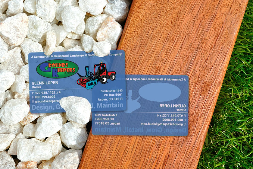 Grounds Keepers of Aspen Landscaping Business Cards