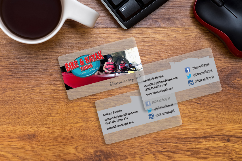 Bike & Kayak Tours Business Cards