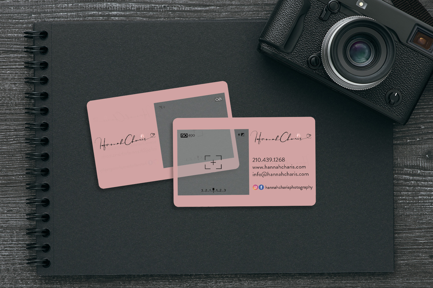 Hannah Charis Photography Business Cards