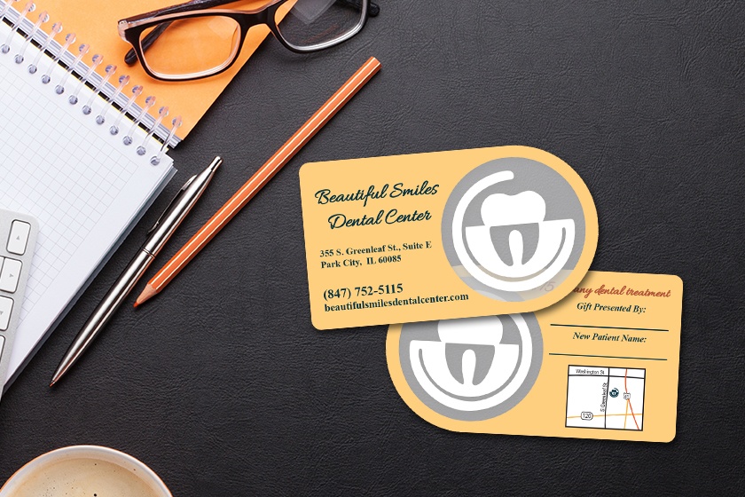 Beautiful Smiles Dental Center Business Cards