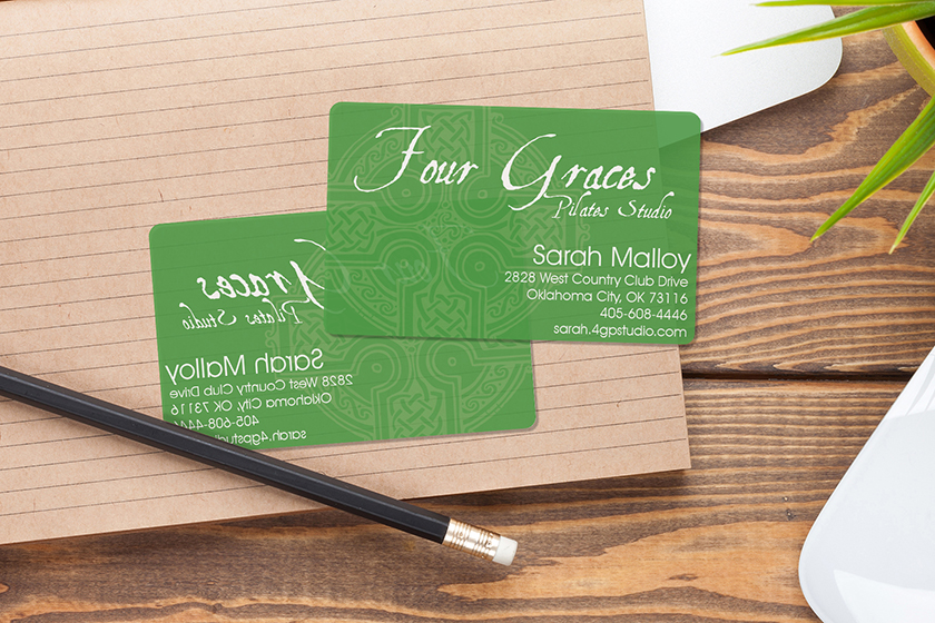 Four Graces Pilates Studio Business Cards