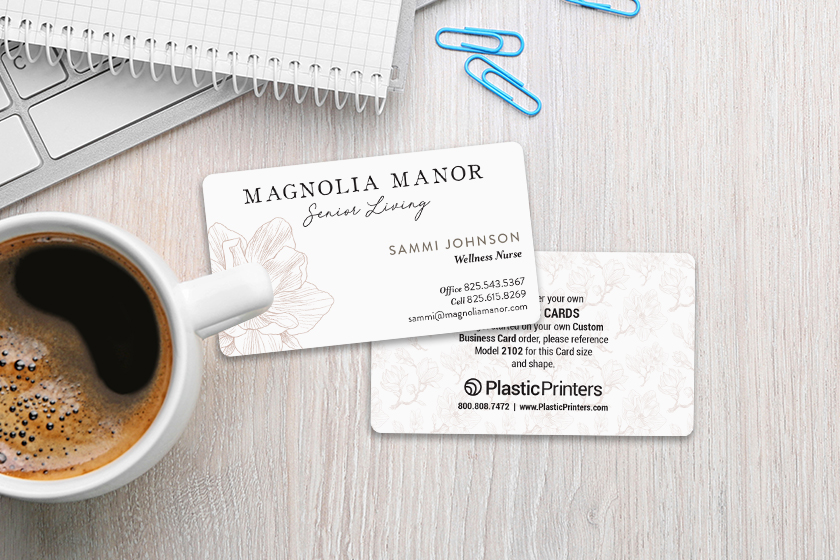 Magnolia Manor Senior Living Business Cards