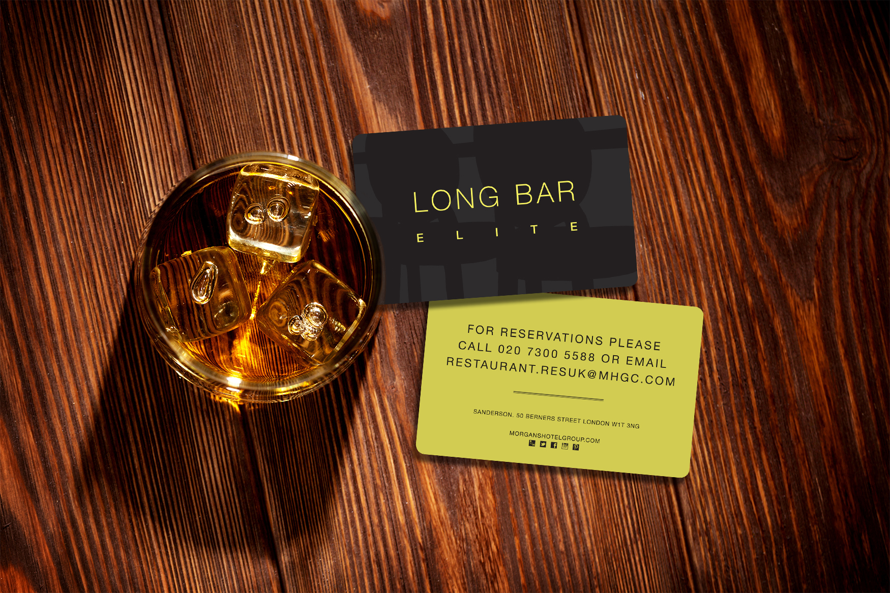 Long Bar Elite Business Cards