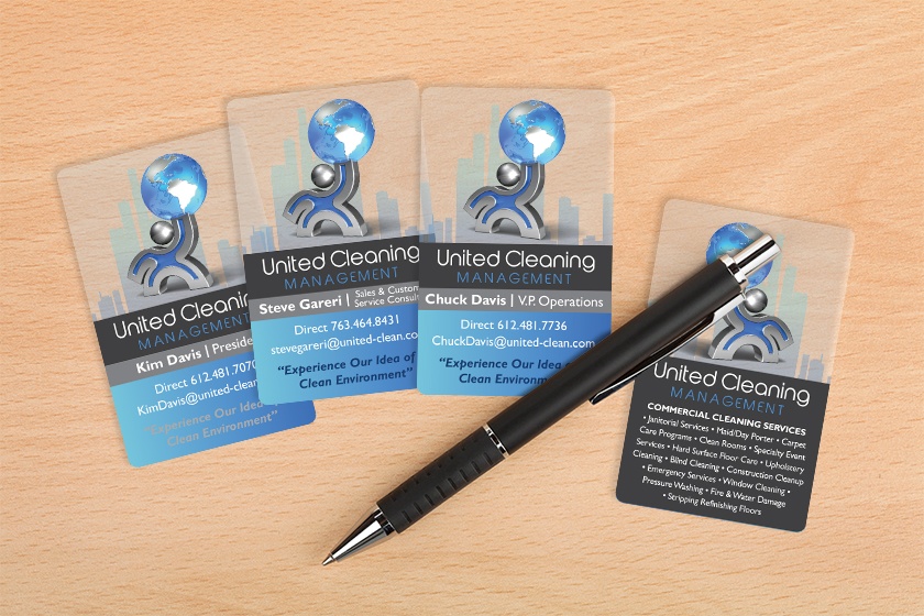 United Cleaning Management Business Cards