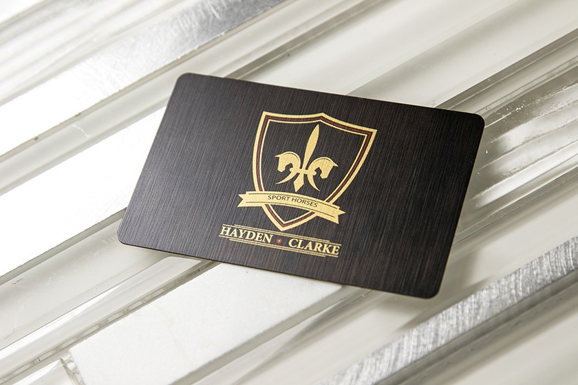 Hayden Clarke Sports Horses Business Cards