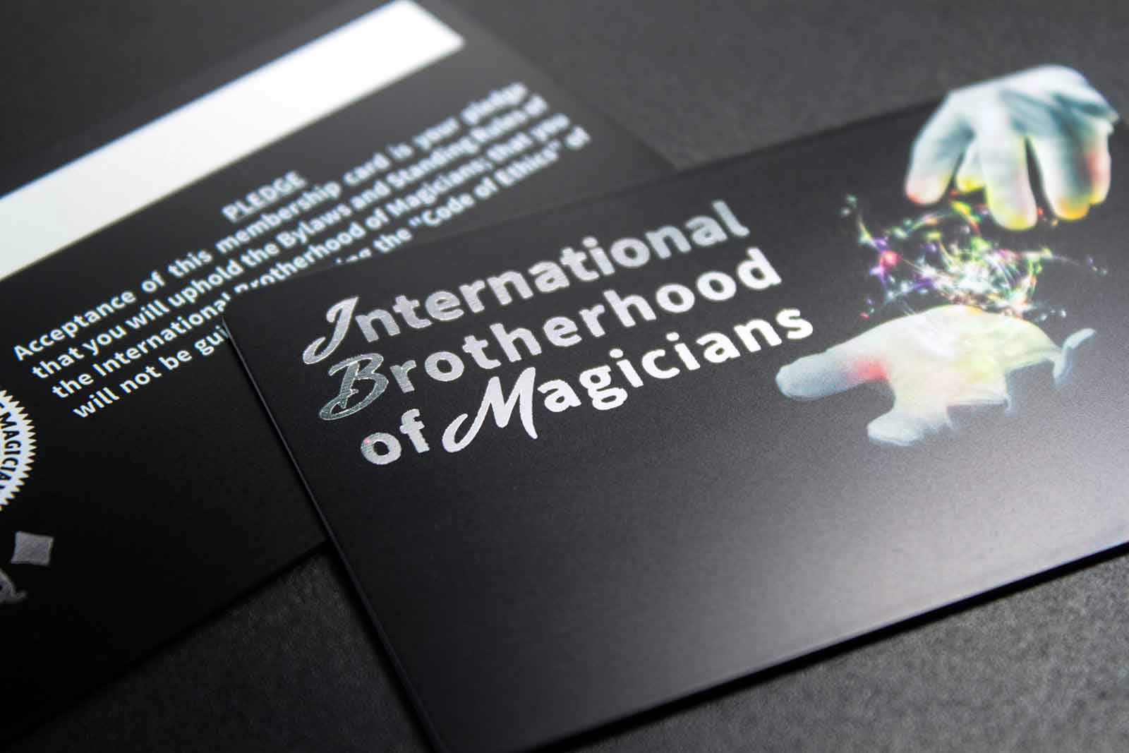 International Brotherhood of Magicians Membership Cards