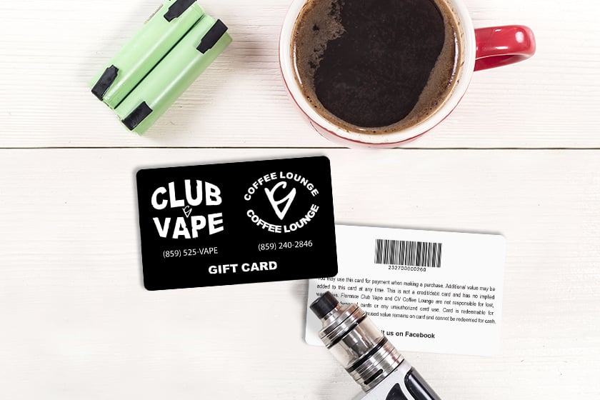 Club Vape Coffee Lounge Gift Cards