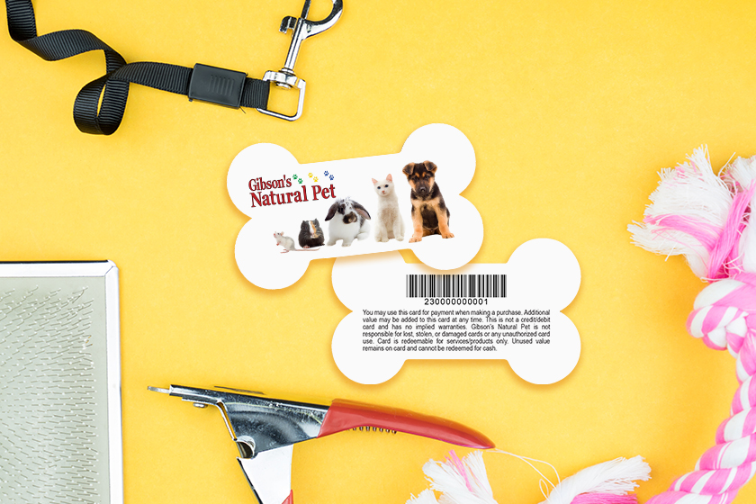 Gibson's Natural Pet Store Gift Cards