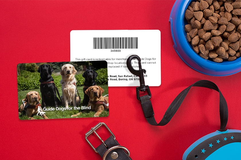 Guide Dogs for the Blind Gift Cards