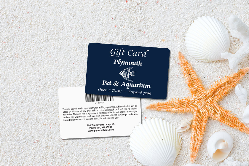 Plymouth Pet & Aquarium Gift Cards