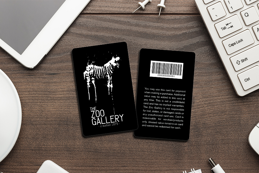 The Zoo Gallery Gift Cards