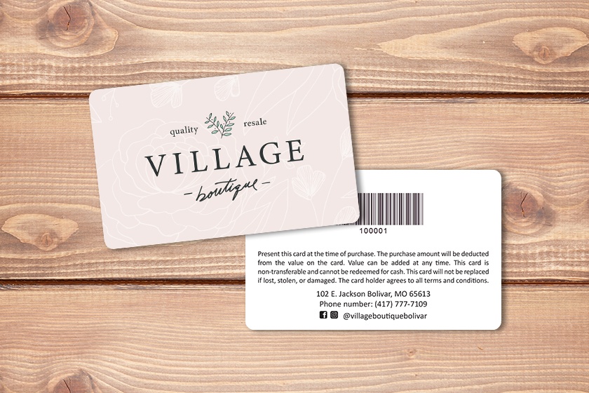 Village Boutique Gift Cards