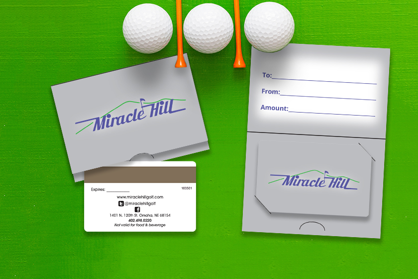 Miracle Hill Gift Cards and Custom Gift Card Holders