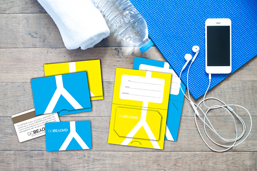 Beyond Pilates Dallas Gift Cards with Custom Gift Card Holders