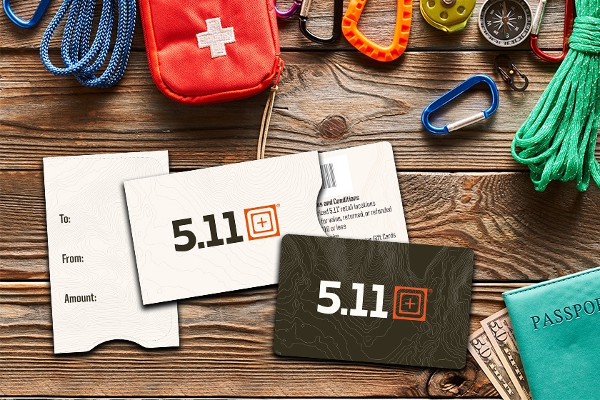 5.11 Gift Card and Gift Card Sleeve