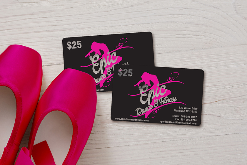 Epic Dance & Fitness Gift Cards