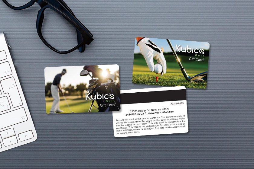 Kubica Golf Gift Cards