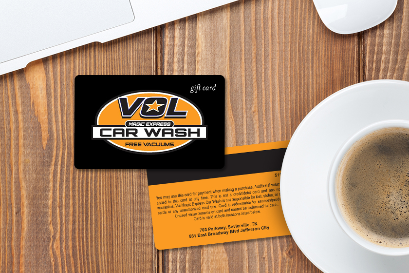 Vol Magic Express Car Wash Gift Cards