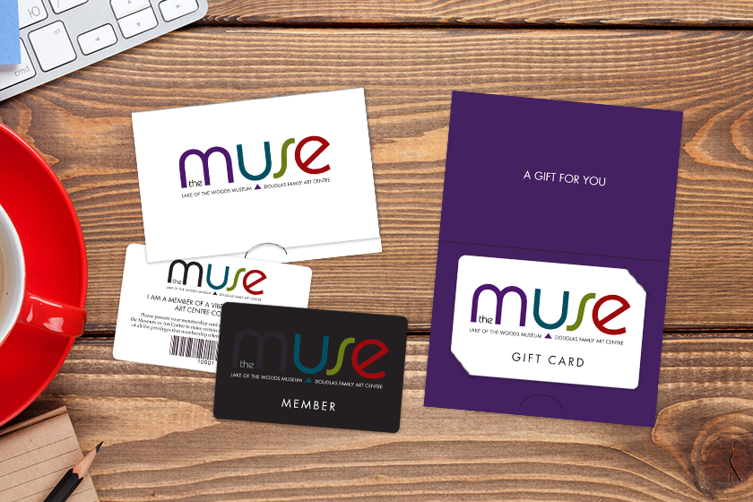 The Muse Museum Gift Cards and Member Cards