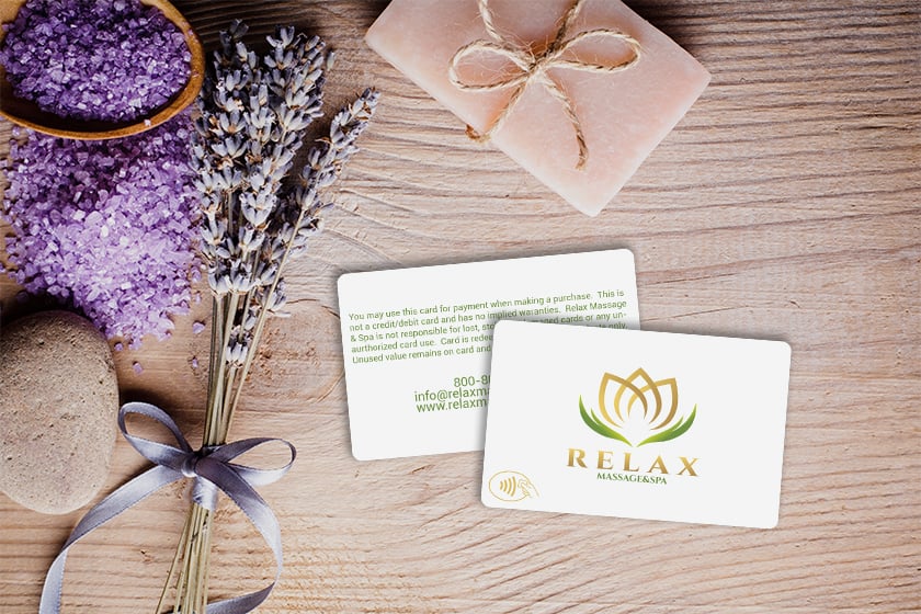 Relax Massage & Spa NFC Gift Cards