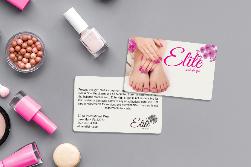 Elite Nails & Spa Gift Cards