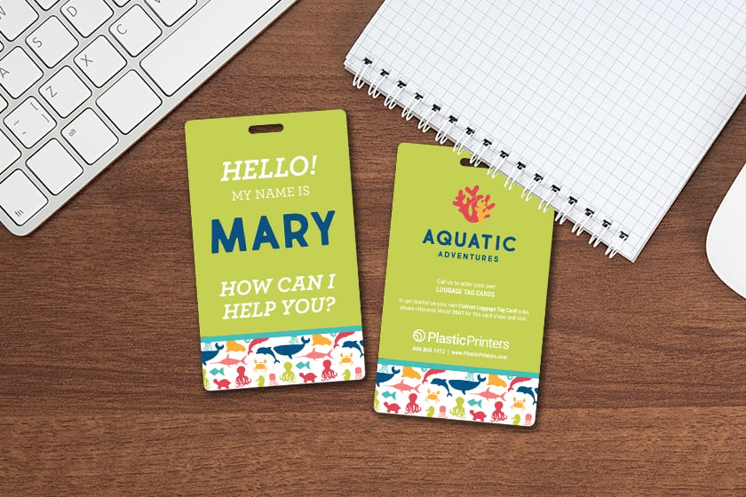 Aquatic Adventures Employee ID Badges