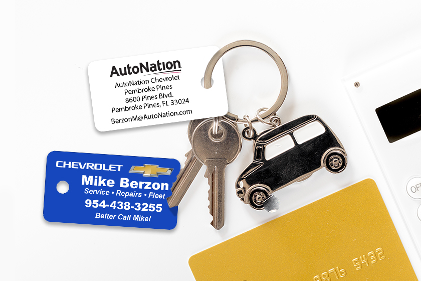 AutoNation Chevrolet Key Tags