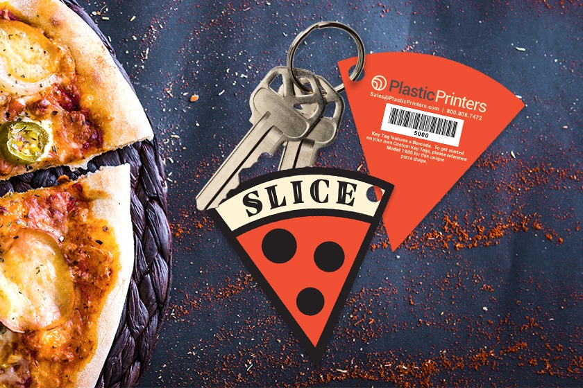 Slice on Broadway Loyalty Key Tags