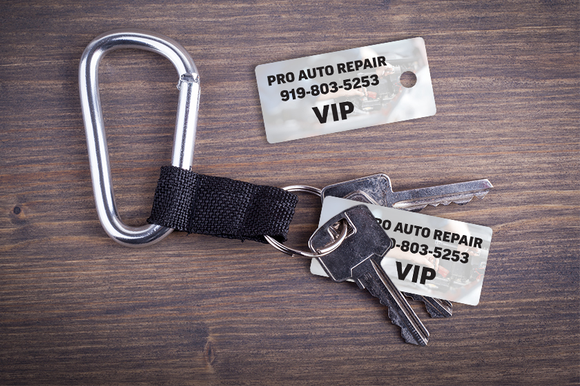 Pro Auto Repair VIP Key Tags